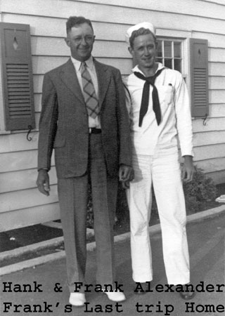 Frank Elgin Alexander (r) with father