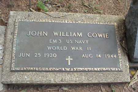 Marker of John William Cowie