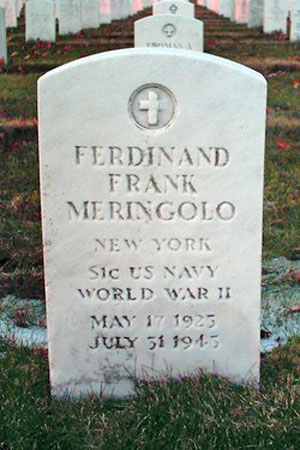 Ferdinand Frank Meringolo - Headstone