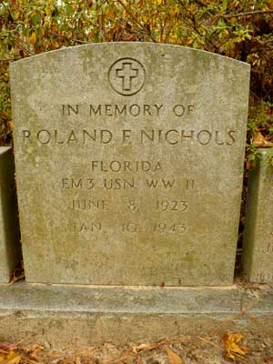 Memorial Stone of R. F. Nichols