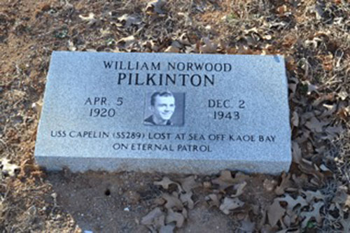 William Norwood Pilkinton marker