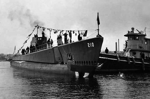 USS Grenadier Launching